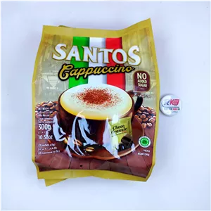 کاپوچینو سانتوس رژیمی بدون شکر بسته 20 عددی SANTOS