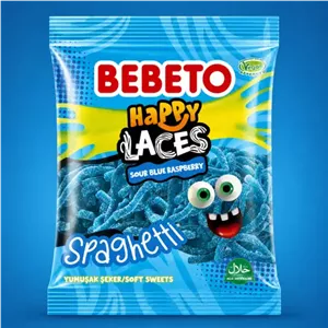 پاستیل 80 گرمی BEBETO اسپاگتی آبی