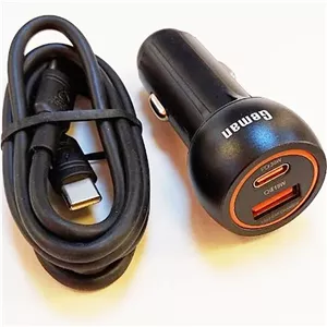 شارژر فندکی Geman مدل GL18 با شارژ سریع PD و QC توان 48 وات