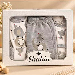 ست 5 تکه لباس نوزادی شاهین (Shahin)