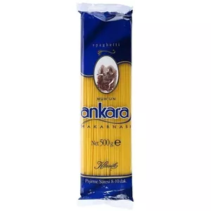 ماکارونی آنکارا وزن 500 گرم اسپاگتی نازک (تضمین اصالت و تاریخ محصول)