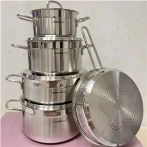 قابلمه استیل کرکماز 9 پارچه ترکیه کیفیت تضمین