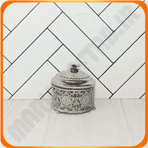قندان گرد سیلور الیزابت زومبا