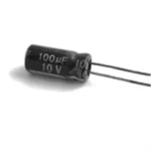 خازن الکترولیتی 100UF 10V مدل 1