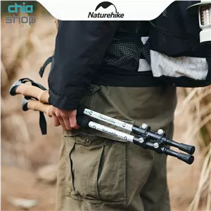 باتوم کوهنوردی سه بخش آلیاژ آلومینیوم لینگ فنگ نیچرهایک CNH22DS002 (جفت) (قسطی)-(پس کرایه)