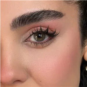 لنز مارلی کوارتزو طوسی سبز بدون دور رو به تیره