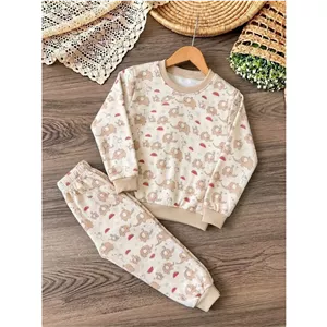 بچگانه بلوز شلوار مخمل پسرانه 
