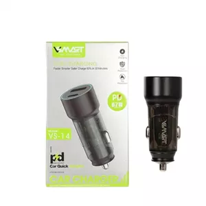 شارژر فندکی V-Smart مدل vs-14 ظرفیت 67 وات