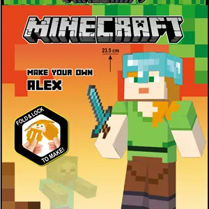 بازی فکری سرگرمی ماینکرفت ماکت الکس (MINECRAFT) مناسب رده سنی +5