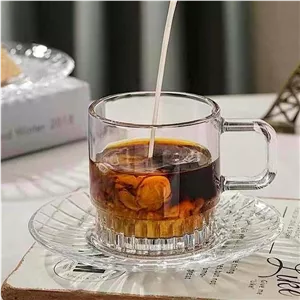 فنجان ونعلبکی دلی گلس کد 057