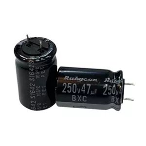 خازن الکترولیتی 47 میکرو فاراد 250 ولت50330 47250