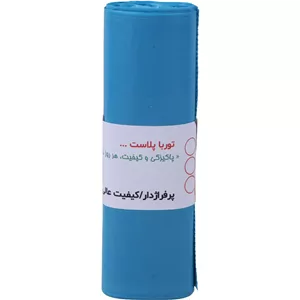 کیسه زباله رولی رنگی توربا سایز 70 55 سانتی متر بسته 90 گرمی