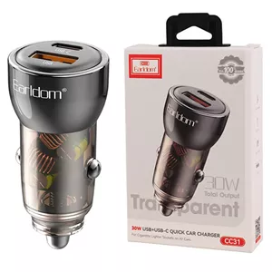 شارژر فندکی فست شارژ Earldom ES-CC31 3A QC 30W