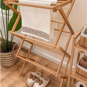 رخت آویز چوبی اکاردئونی