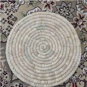 زیر قابلمه حصیری گرد دستباف