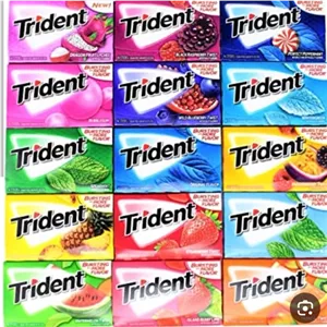 ادامس تریدنت همه طعم بسته 12عددی (قبل از ثبت موجودی بگیر)
