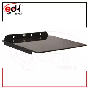 پایه دیواری رسیور وdvd تک طبقه شیشه سکوریت سون t50 پس کرایه