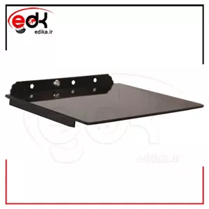 پایه دیواری رسیور وdvd تک طبقه شیشه سکوریت سون t50