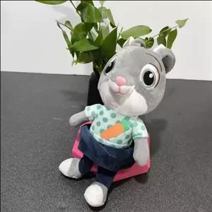 عروسک دخترانه مدل بانی خرگوشه سایز25cصورتی زرد آبی 