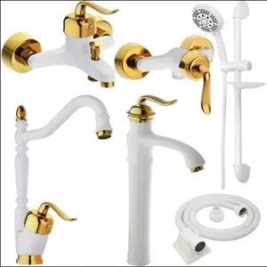 ست شیر آلات بهداشتی مارتیا مدل بیزانس W.G 433 مجموعه 6 عددی 