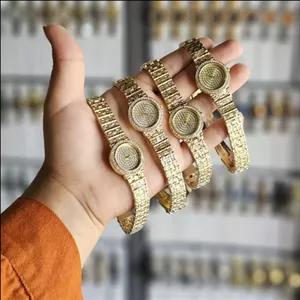 ساعت زنانه جواهری دیاموند ، بند فول استون ، نگین دار