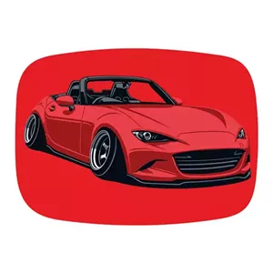 استیکر درب باک-طرح RED CAR-مخصوص سمند-کد5050.-سفارشی