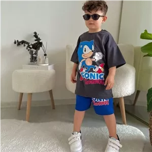 تیشرت وشلوارک پسرانه  سونیک 