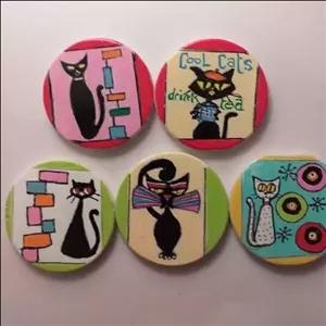 مگنت یخچالی طرح گربه کد 148