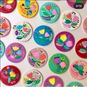 مگنت یخچالی طرح گل کد 179