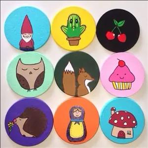 مگنت یخچالی طرح فانتزی کد 154