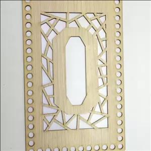 کفی تریکو بافی رویه جا دستمال کاغذی طرح دار کد 201