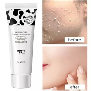 ژل لایه بردار صورت و بدن شیر گاو ایمیجز IMAGES اسکراب شیر گاو