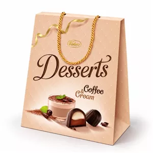 شکلات کادویی Vobro Desserts Coffee & Cream با طعم قهوه و کرم - 182 گرم