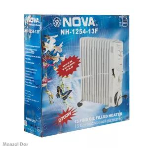 شوفاژ برقی 13 پره نوا مدل NH-1258-13F  فندار،2700 وات 