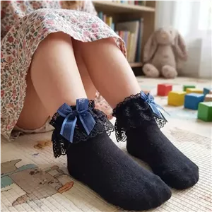 جوراب لب تور دخترانه پنبه ای ایرانی