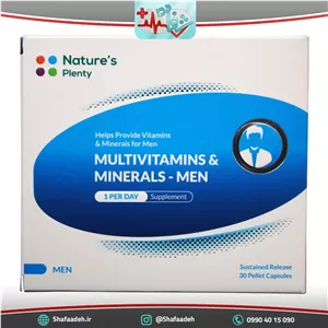 کپسول مولتی ویتامین و مینرال آقایان نیچرز پلنتی 30 عددی - Multivitamins And Minerals For Men 30Tabs