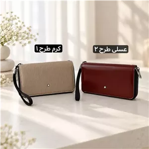 کیف مردانه چرم مصنوعی روزمره جا موبایل و جاکارتی