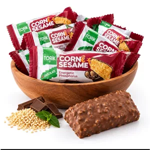 شکلات کنجدی روکش شکلات شکوبار تاپیک 500گرم