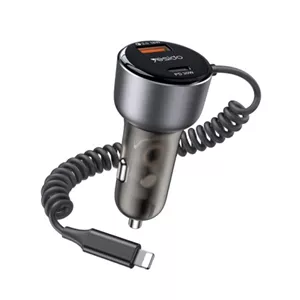 شارژر فندکی فست شارژ یسیدو Yesido Y57 50W PD+QC3.0 Charger