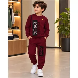 بلوز شلوار پسرانه رنگ زرشکی