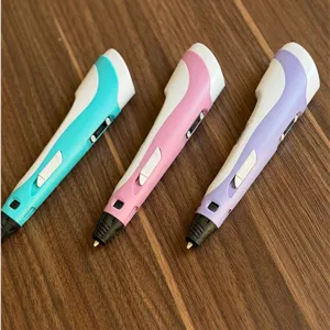 قلم طراحی سه بعدی 3D PEN-2 اورجینالنمایشگر دار با تنظیم سرعت و فیلامنت PLA و ABS