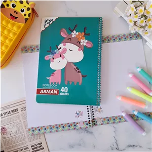 دفتر حاشیه دار نقاشی برند آرمان 40 برگ