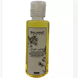 روغن خردل ارگانیک 60 میل صد درصد طبیعی سلامت