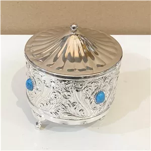قندان تکی الماس مدل سیلور