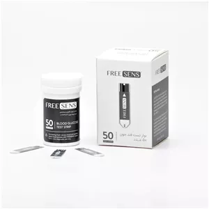 نوار تست قند خون فری سنس مدل FS-TS50 بسته 50 عددی