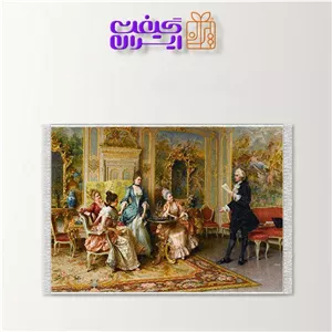 تابلو فرش فرانسوی شاعر جوان7065 سایز50 در 70