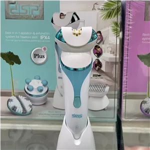 اپیلاتور حرفه ای پایه دار مارک دی اس پی4کاره.شیور،موچین،ماساژور،فیس براش