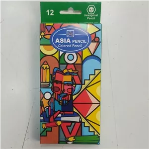 مداد رنگی 12 رنگ مقوا آسیا طرح گالیور