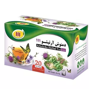 (ارسال رایگان) دمنوش آرتیشو 111 ( تعداد در کارتن 15 بسته 1 بسته رایگان )