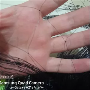 تور نایلونی مشکی هوایی بسته 100 متری عمده